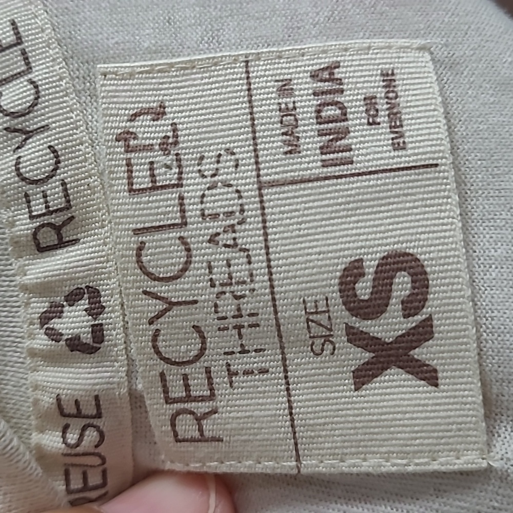 Recycled Threads Sunset Canyon Texas Graphic Crop Tee - White Size Xs - Picture 6 of 8
